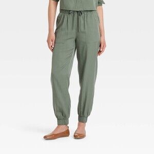 Universal Thread High-Rise Joggers - Olive Green Medium
